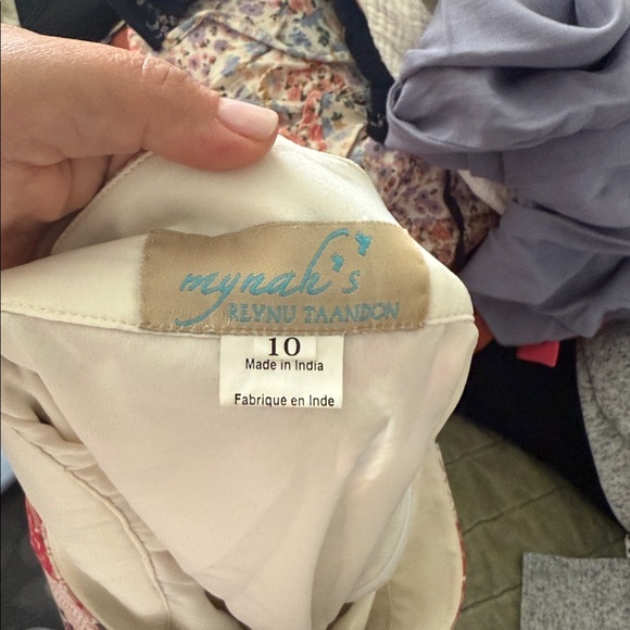 Myra Reynu Taandon Floral Lined Maxi Skirt. Size 10 - Picture 12 of 12